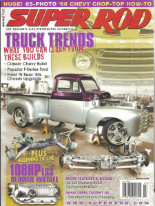 SUPER ROD 2008 MAR - PICKUP SPECIAL, CHOP-TOP 68 CHEVY TRUCK